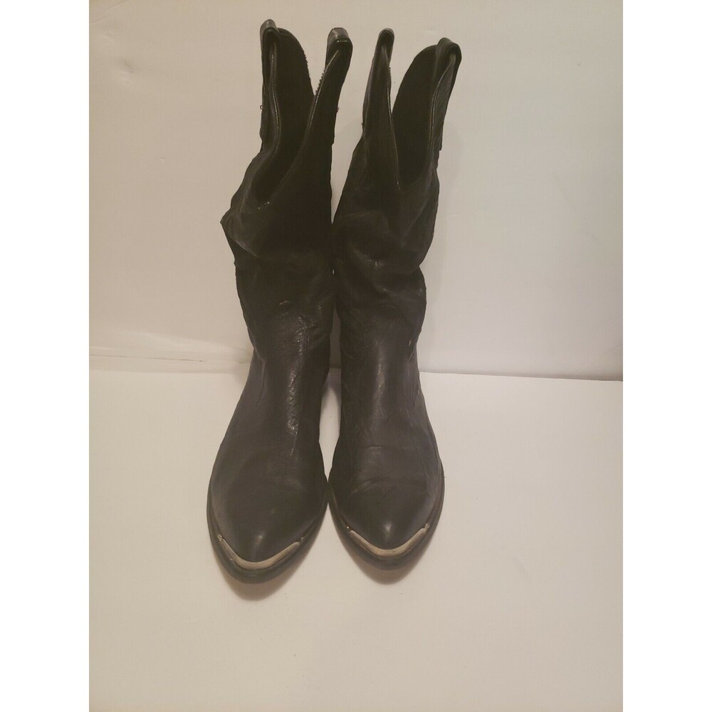 Miss Capezio Brown Leather Cowboy Western Boots Womens Size 7 M